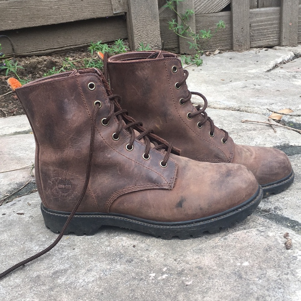 Waterproof Timberland leather boots